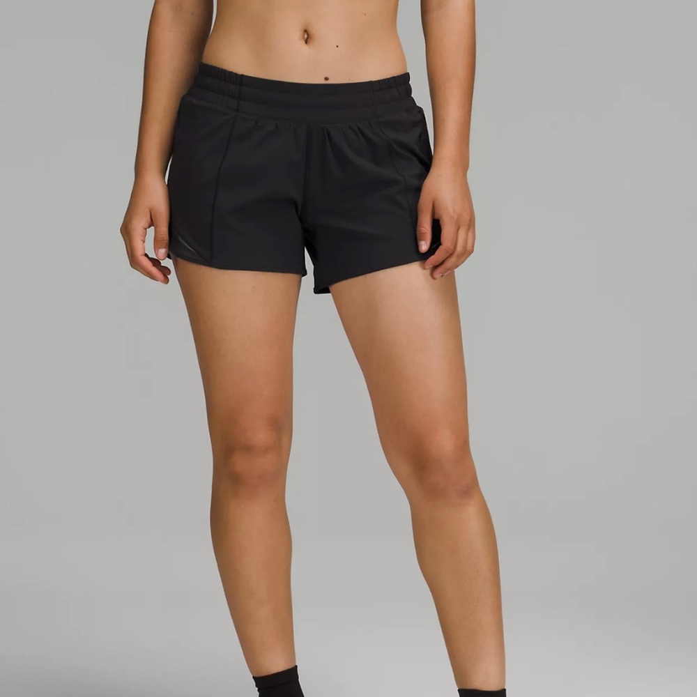 Lululemon Black Hotty Hot Shorts, 8